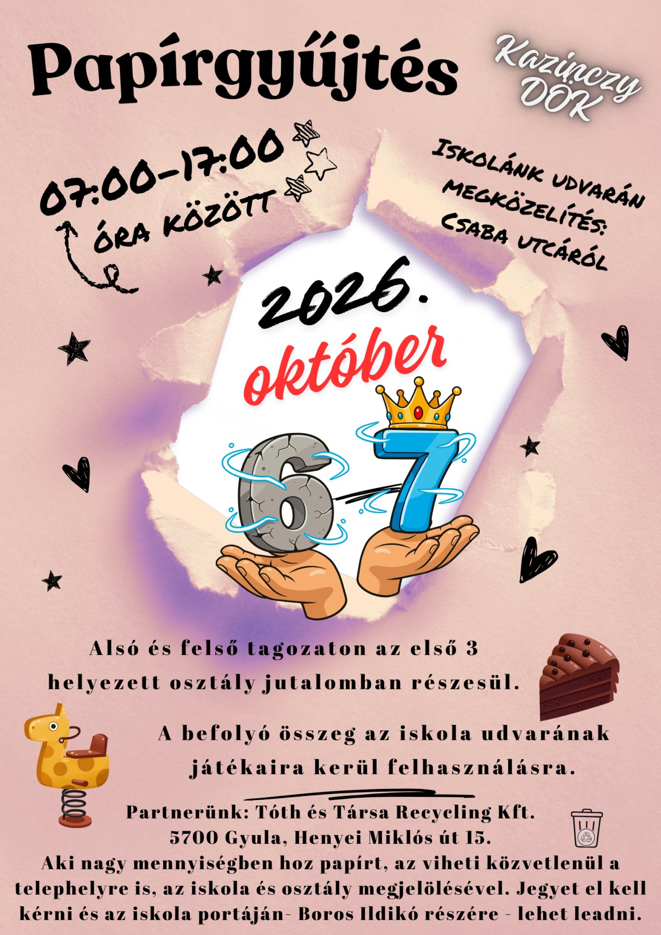 Papírgyűjtés - 2026